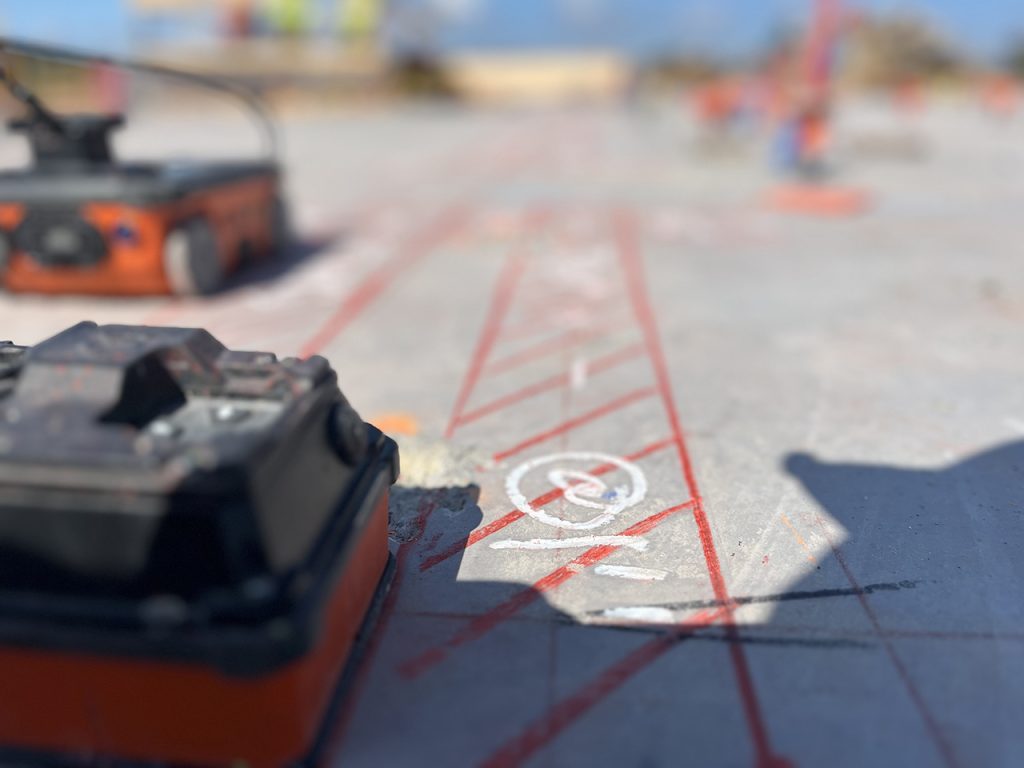 gpis gpr concrete scanning